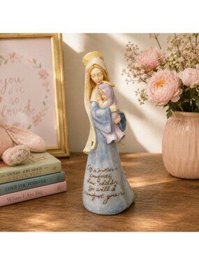 Enesco Foundations Karen Hahn Madonna Mother Child Figurine 112033